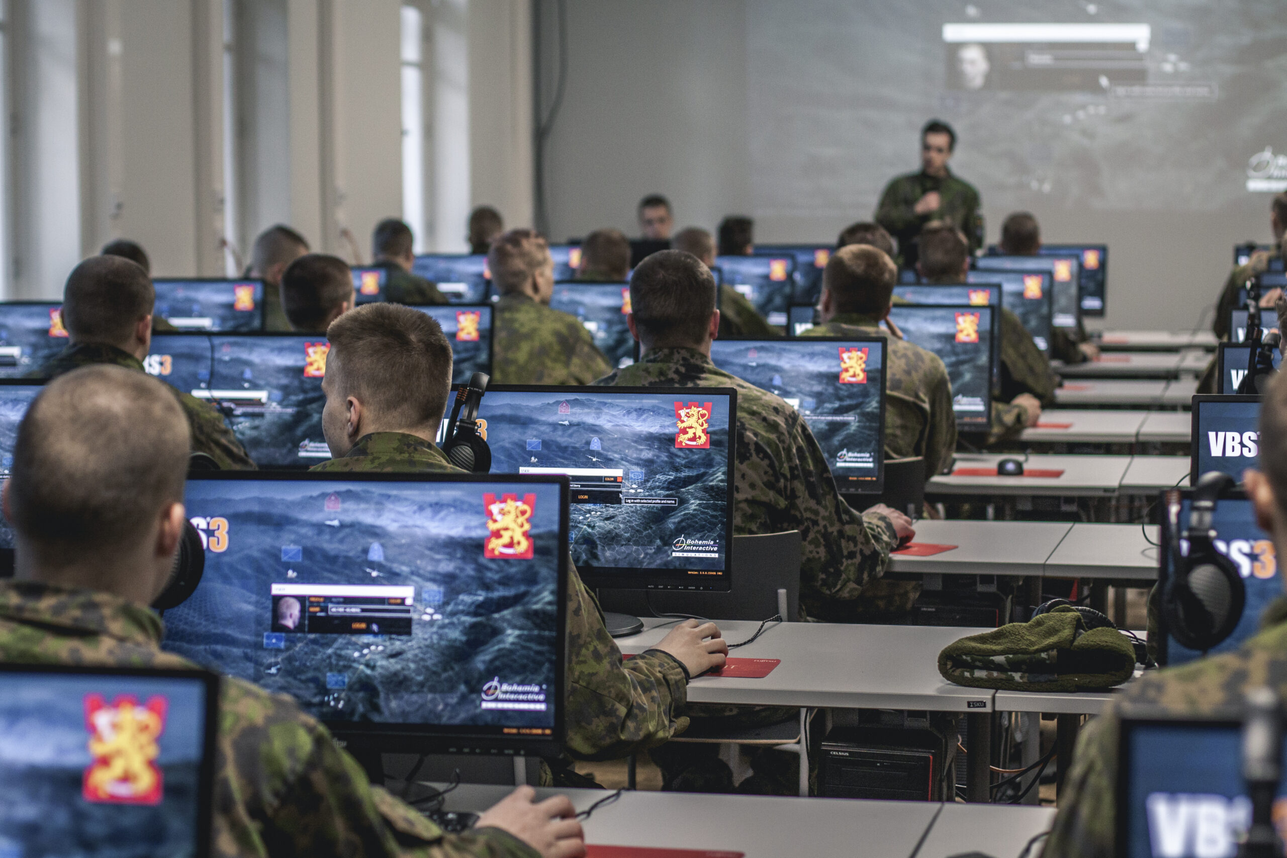 Beväringarna använder Virtual Battlespace 3.