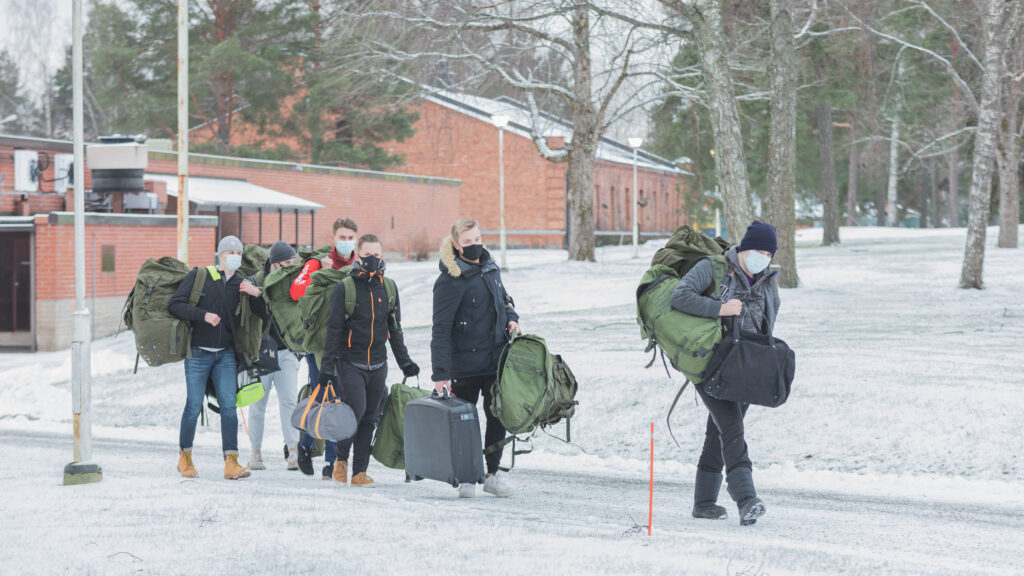 Kontingent 1/21 ryckte in i början av januari
