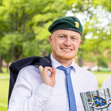 Chefredaktör Sebastian Dahlström. Fotograf Lempi Leinonen, Ruotuväki.